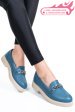 Pantofi albastri piele naturala 2s7741604anp