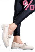 PANTOFI BEJ PIELE NATURALA LACUITA 2S7741606ANPK