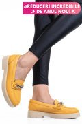 PANTOFI GALBENI PIELE NATURALA 2S7741604ANP