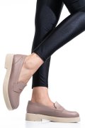 PANTOFI TAUPE PIELE NATURALA 2S7741604NP