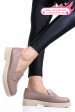 Pantofi taupe piele naturala 2s7741604np