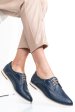 Pantofi albastri piele naturala 9pc01