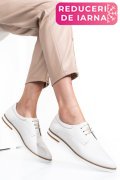PANTOFI ALBI PIELE NATURALA 9PC01