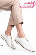 PANTOFI ALBI PIELE NATURALA 9PC01