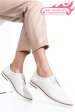 Pantofi albi piele naturala 9pc01