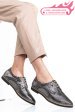 Pantofi argintii piele naturala 9pc01