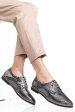 Pantofi argintii piele naturala 9pc01