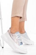PANTOFI SPORT ALBI PIELE NATURALA 2S7711608NP-HOR