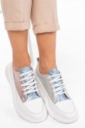 PANTOFI SPORT ALBI PIELE NATURALA 2S7711608NP-HOR