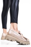 MOCASINI DAMA PIELE NATURALA BEJ SIDEF 3S7795