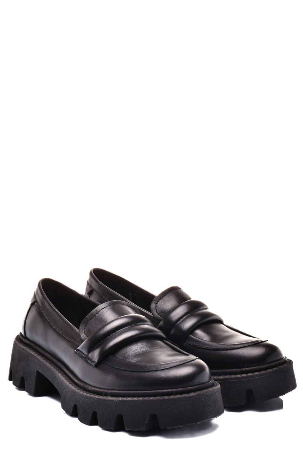 MOCASINI BLACK PIELE NATURALA 3S7799