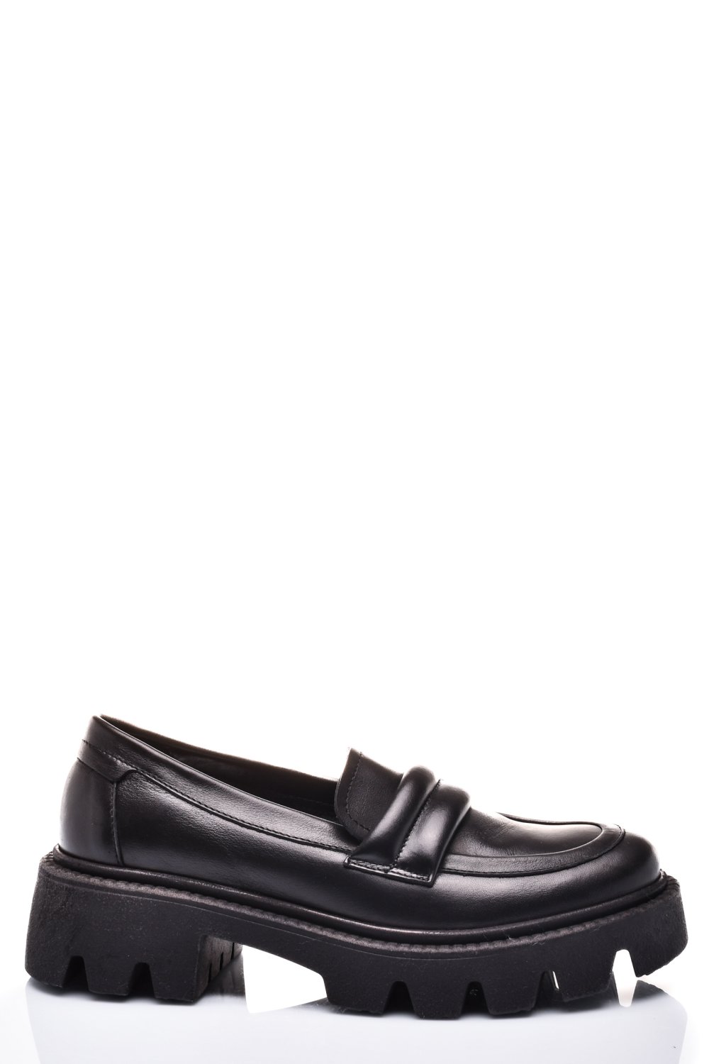 MOCASINI BLACK PIELE NATURALA 3S7799