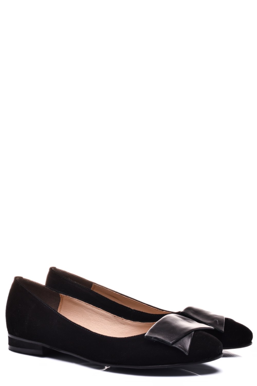 BALERINI NEGRI PIELE NATURALA INTOARSA 3S7705