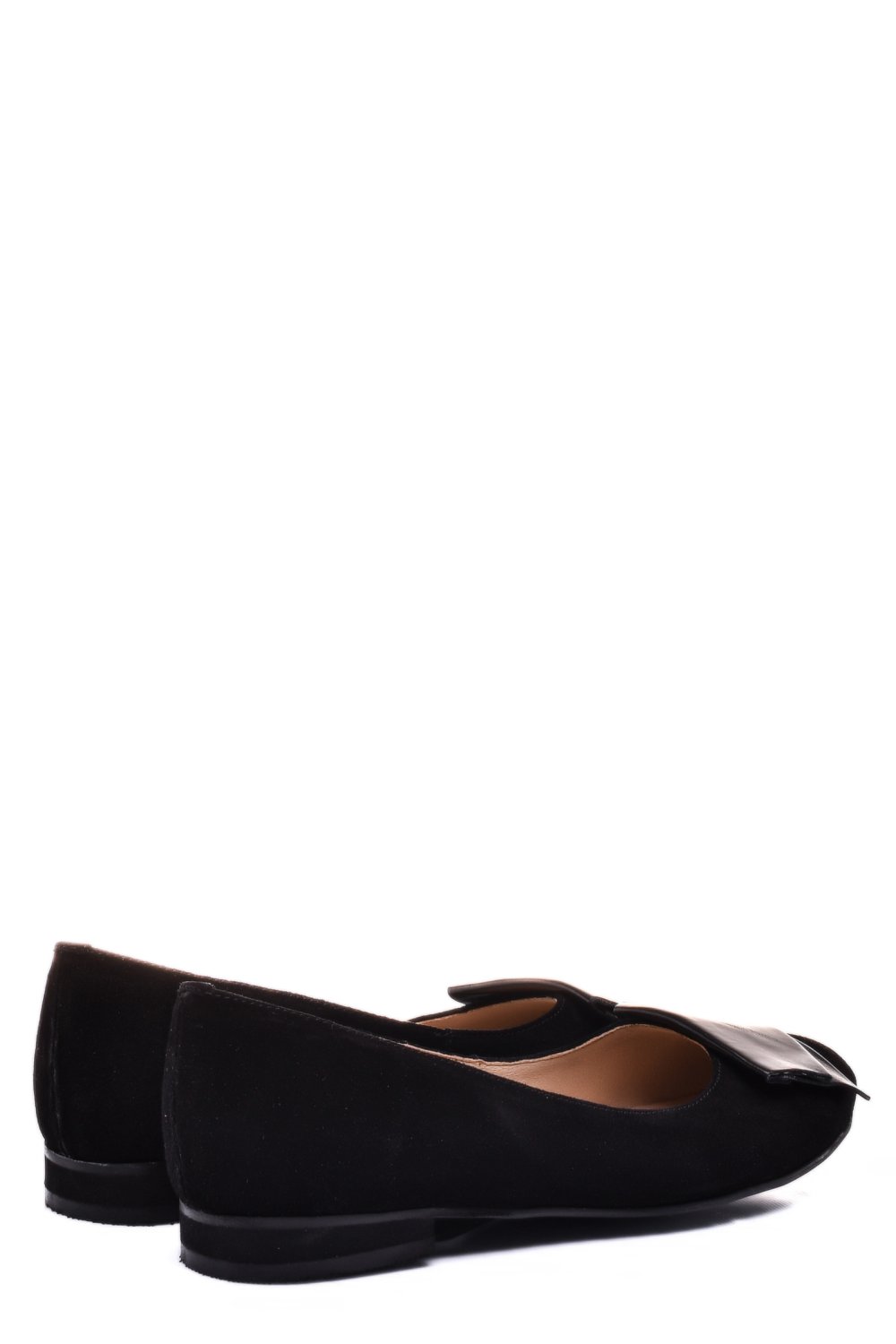 BALERINI NEGRI PIELE NATURALA INTOARSA 3S7705