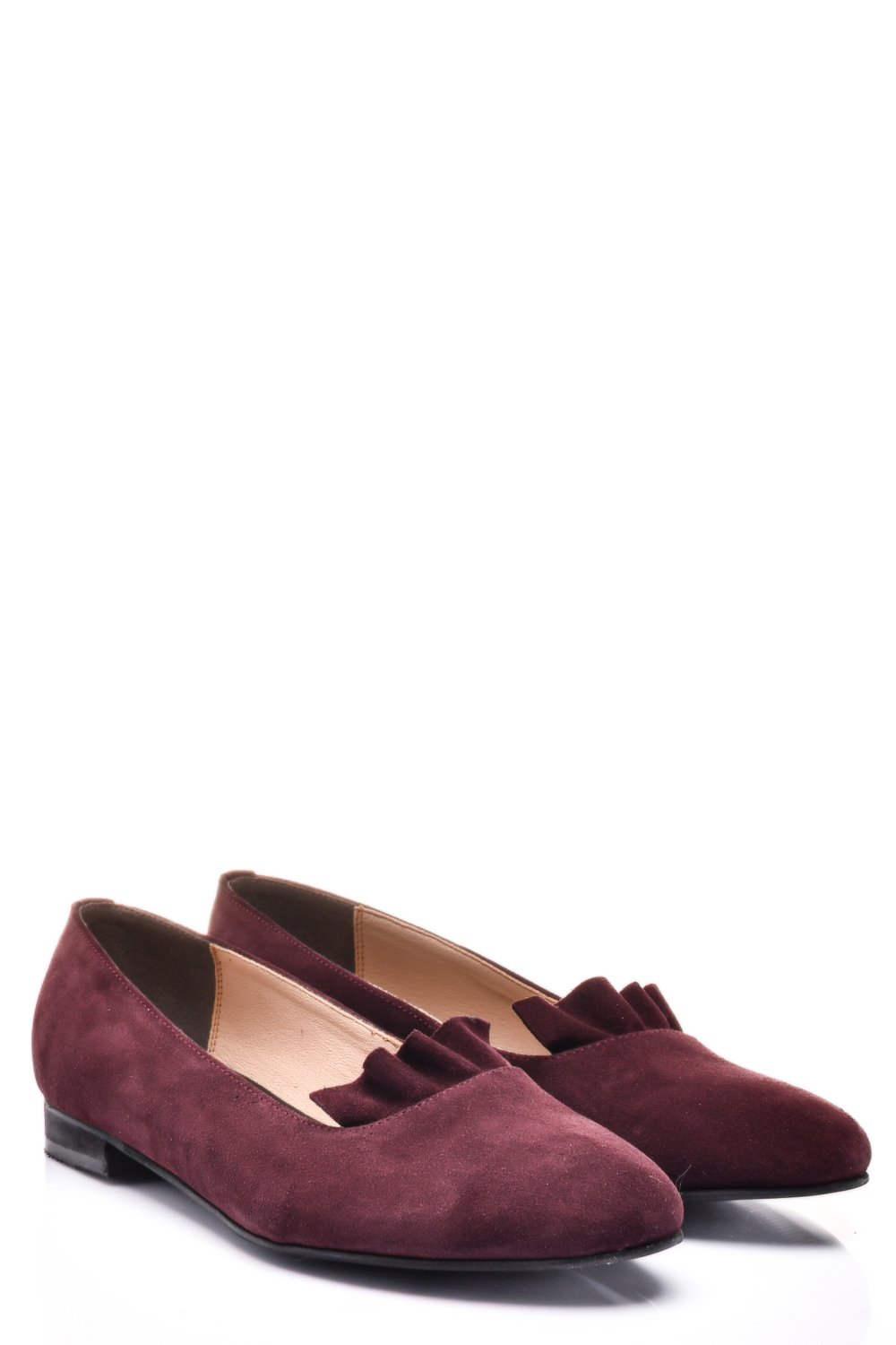 BALERINI VISINII PIELE NATURALA INTOARSA 3S7704