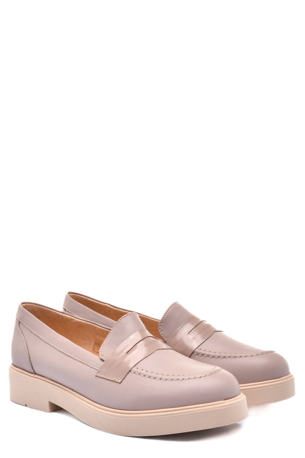 PANTOFI BEJ PIELE NATURALA 2S7741604NP