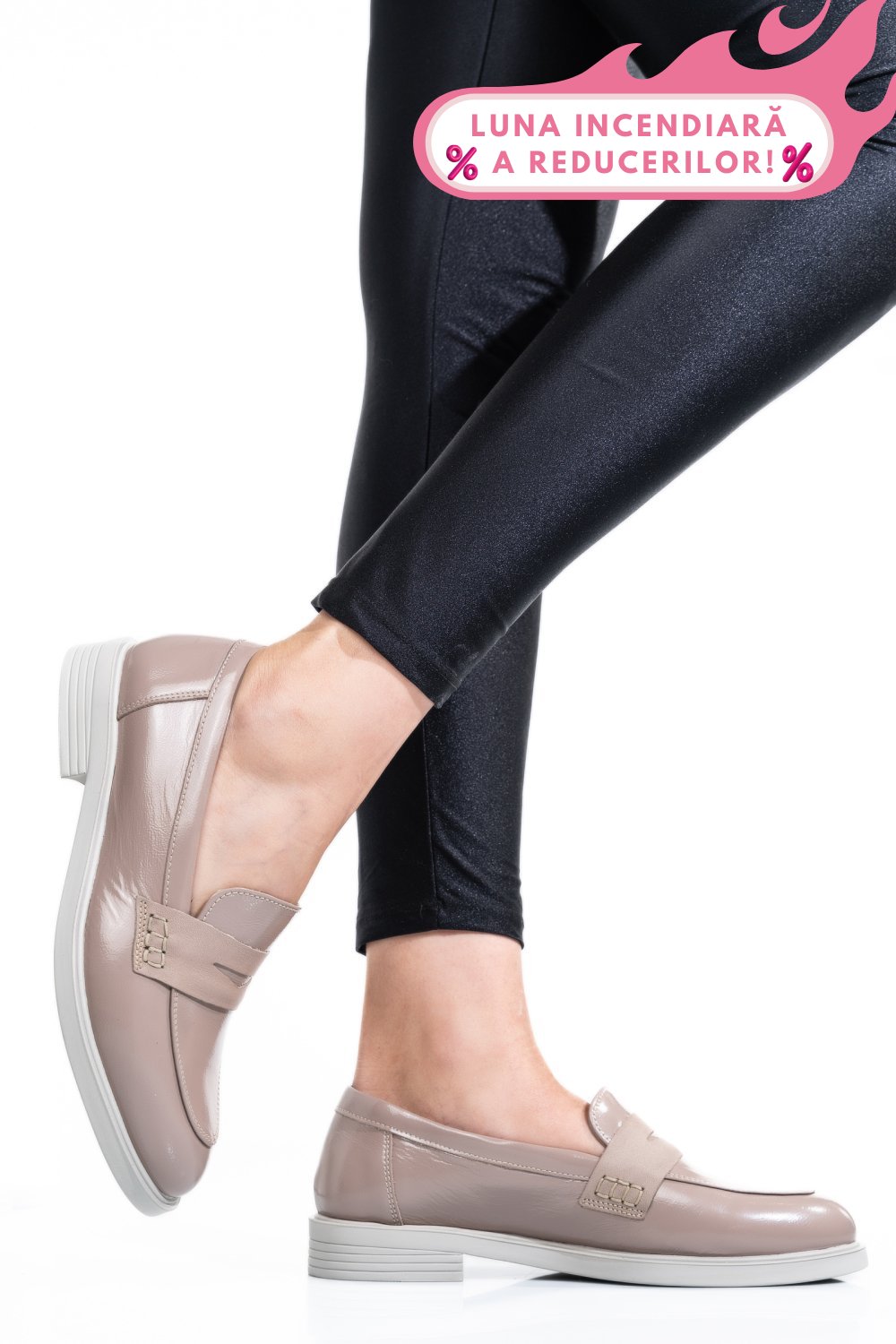 PANTOFI BEJ PIELE NATURALA LACUITA 2S7741606NPK