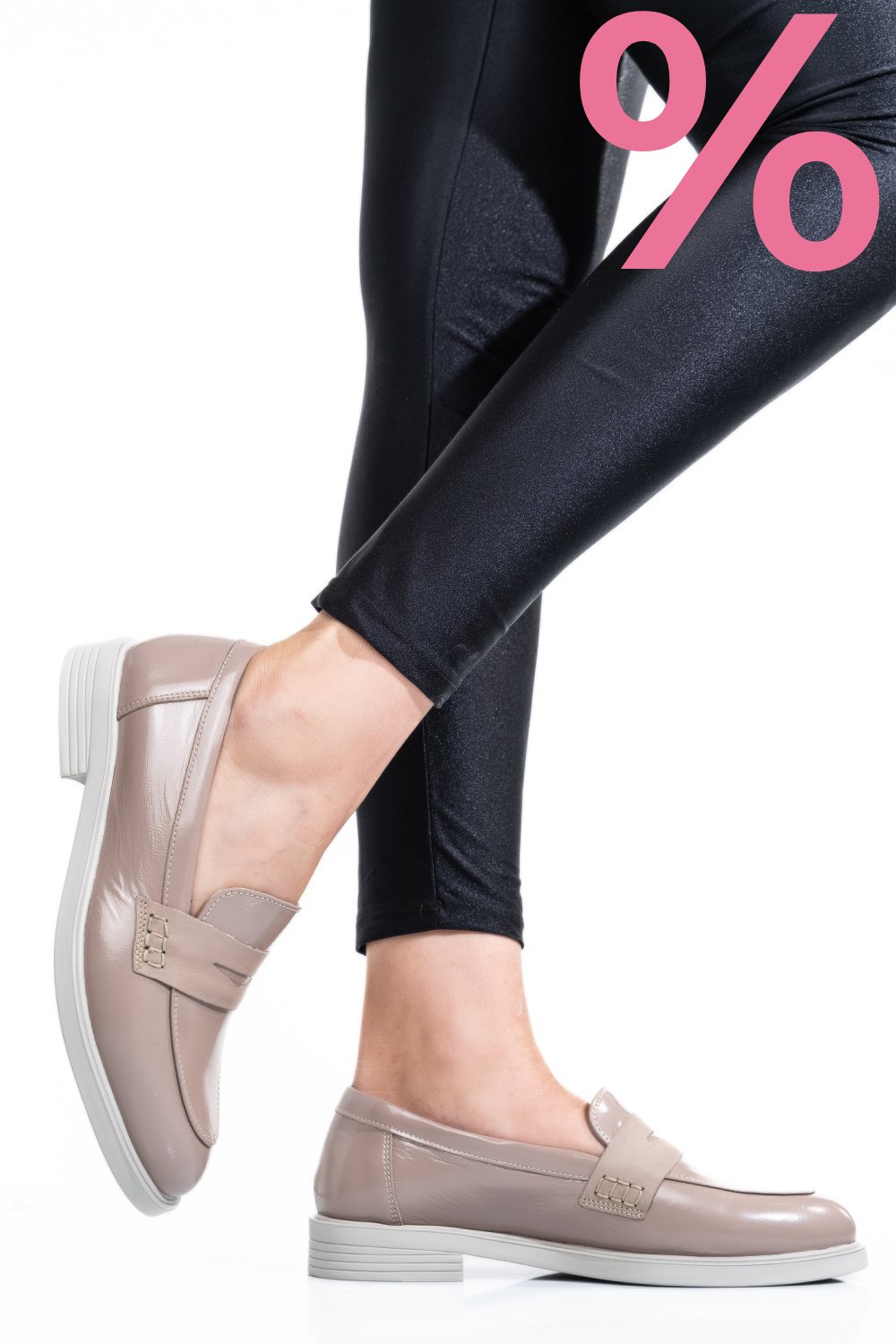 PANTOFI BEJ PIELE NATURALA LACUITA 2S7741606NPK