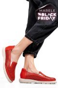 ESPADRILE ROSII PIELE NATURALA 4S7715