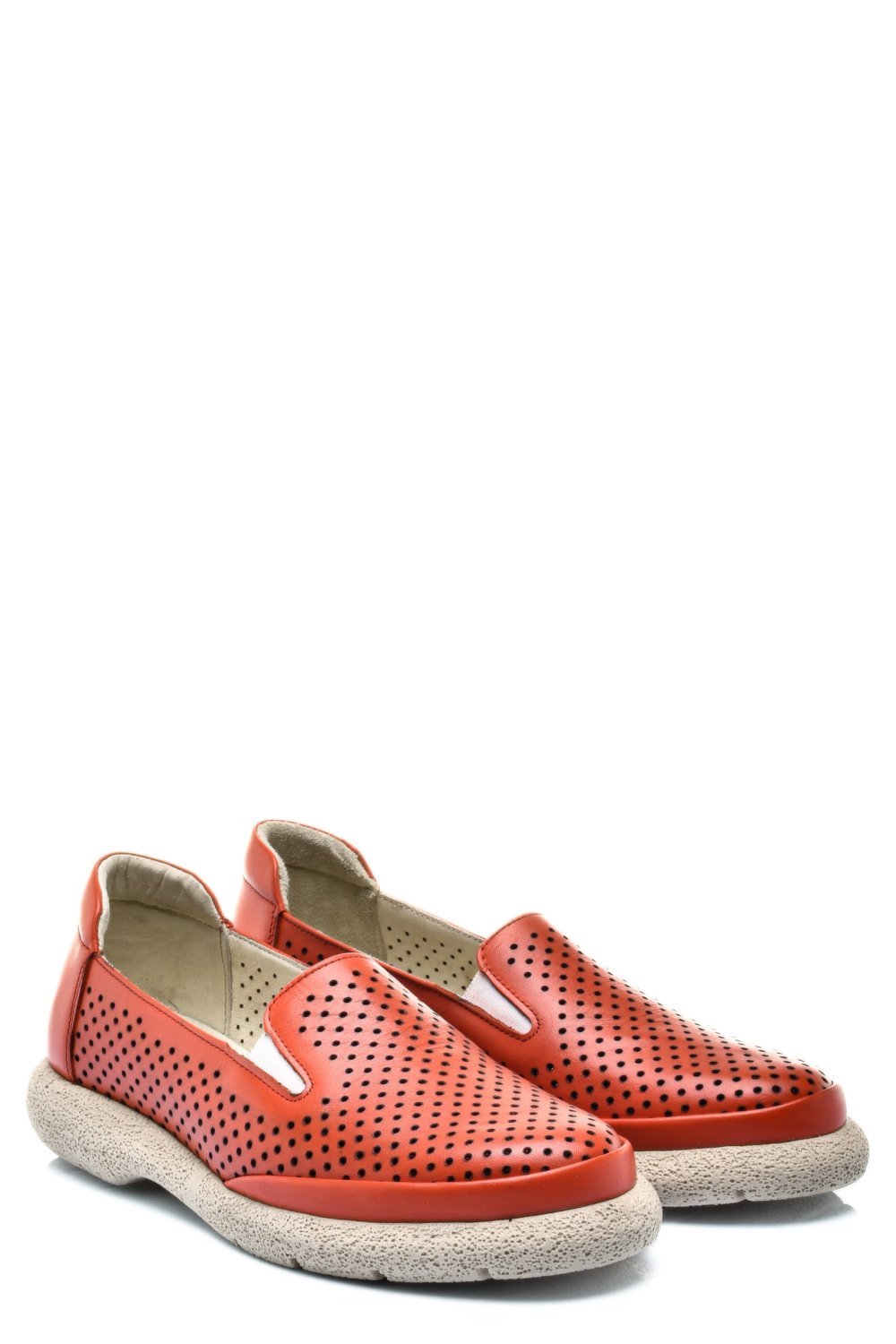ESPADRILE ROSII PIELE NATURALA 4S7715