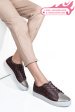Pantofi visiniu gri piele naturala 9pc02