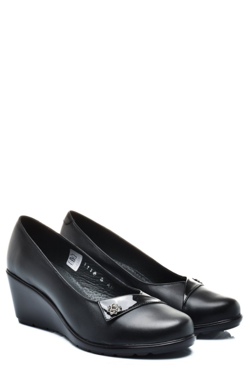 PANTOFI NEGRI PIELE NATURALA 1PC11892