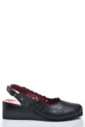 SANDALE NEGRE PIELE NATURALA 1PC70571