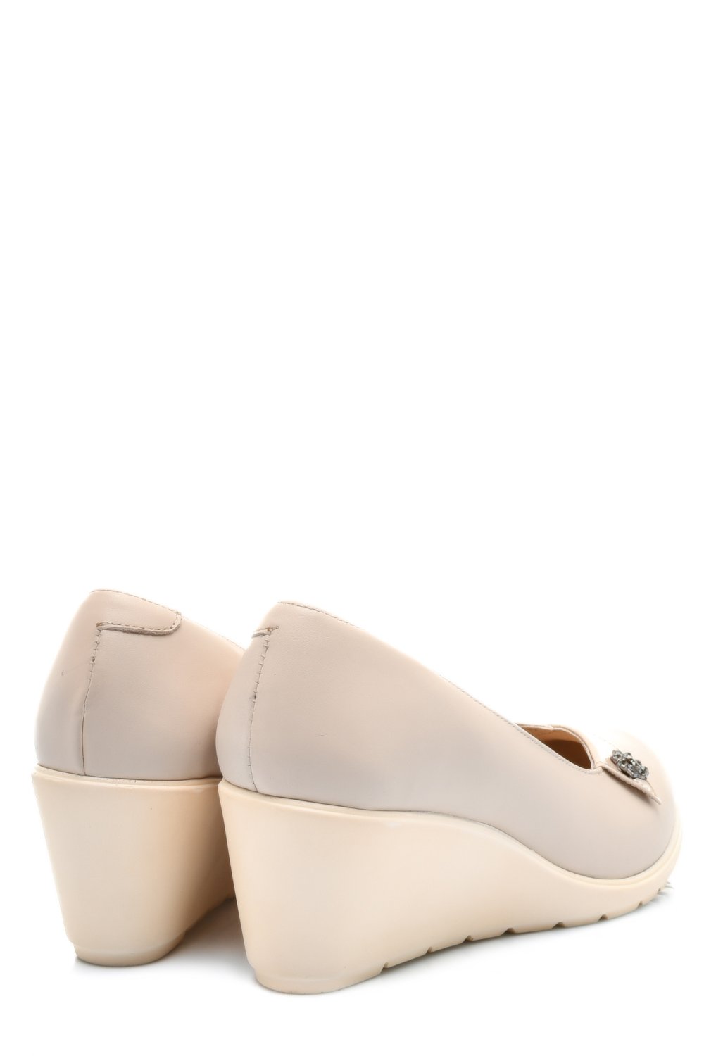 PANTOFI BEJ PIELE NATURALA 1PC11892