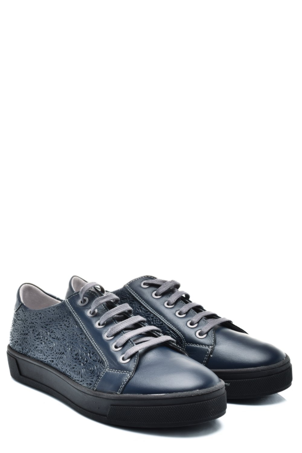 PANTOFI ALBASTRI PIELE NATURALA 9PC02