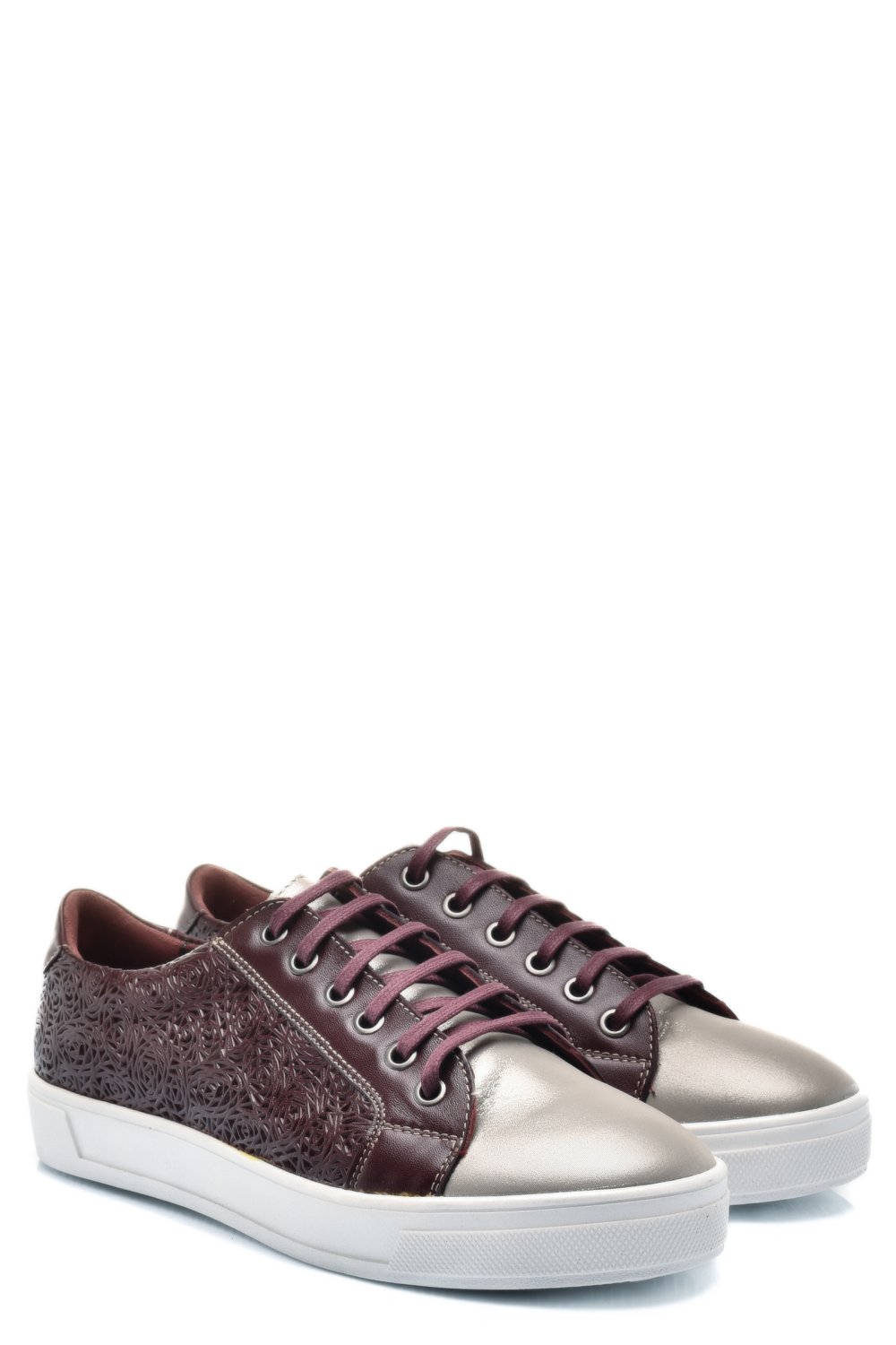 PANTOFI VISINIU GRI PIELE NATURALA 9PC02