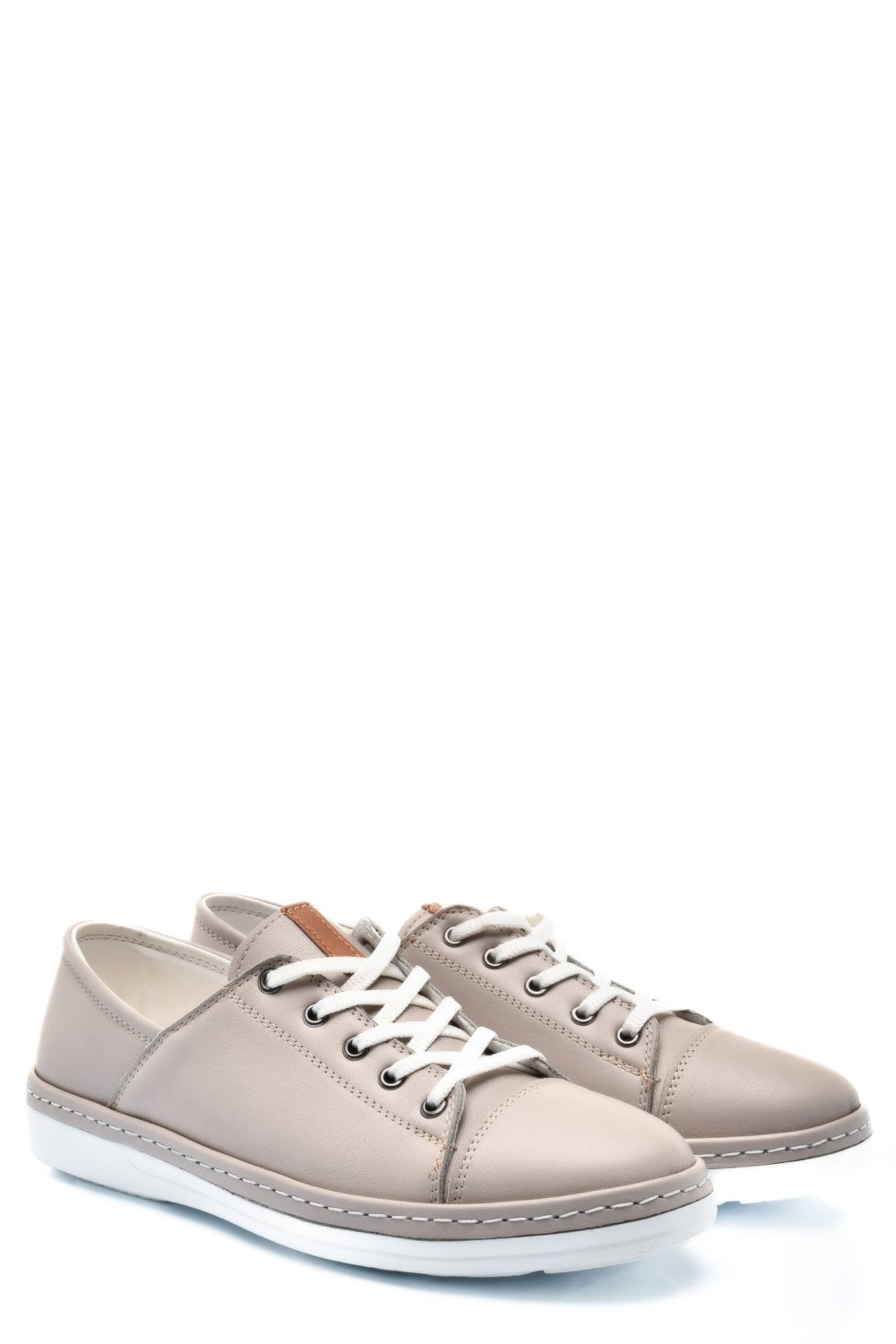 PANTOFI SPORT BEJ PIELE NATURALA ASPKD001