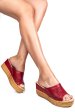 Sandale rosii piele naturala 1pc73820