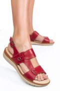 SANDALE ROSII PIELE NATURALA 1PC76902