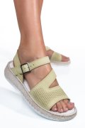 SANDALE VERZI PIELE NATURALA 1PC76651