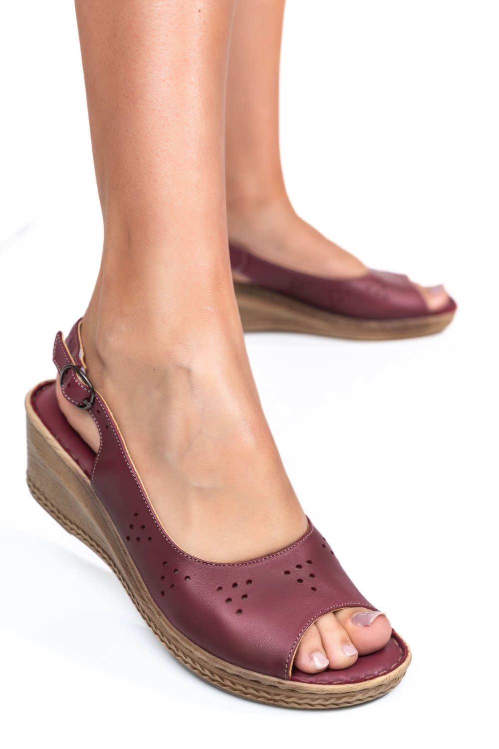 SANDALE VISINII PIELE NATURALA 1PC74967