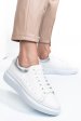 Pantofi sport alb argintiu piele naturala 2s7701684