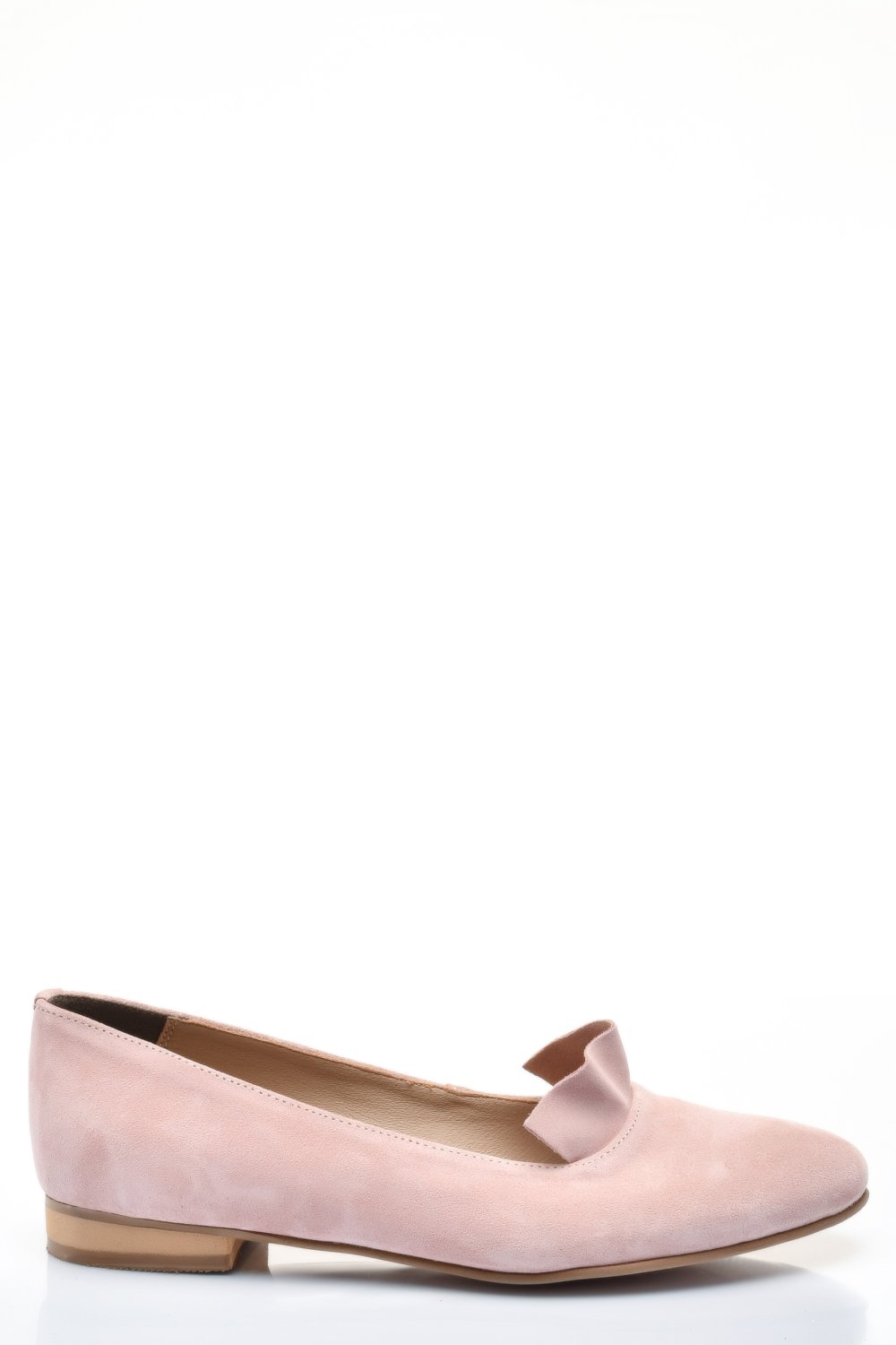 BALERINI ROZ PIELE NATURALA INTOARSA 3S7704