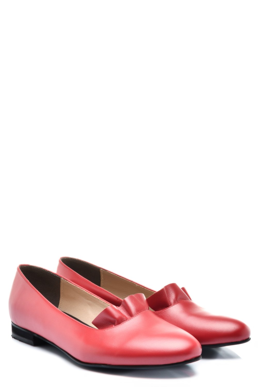 BALERINI ROSII PIELE NATURALA 3S7704