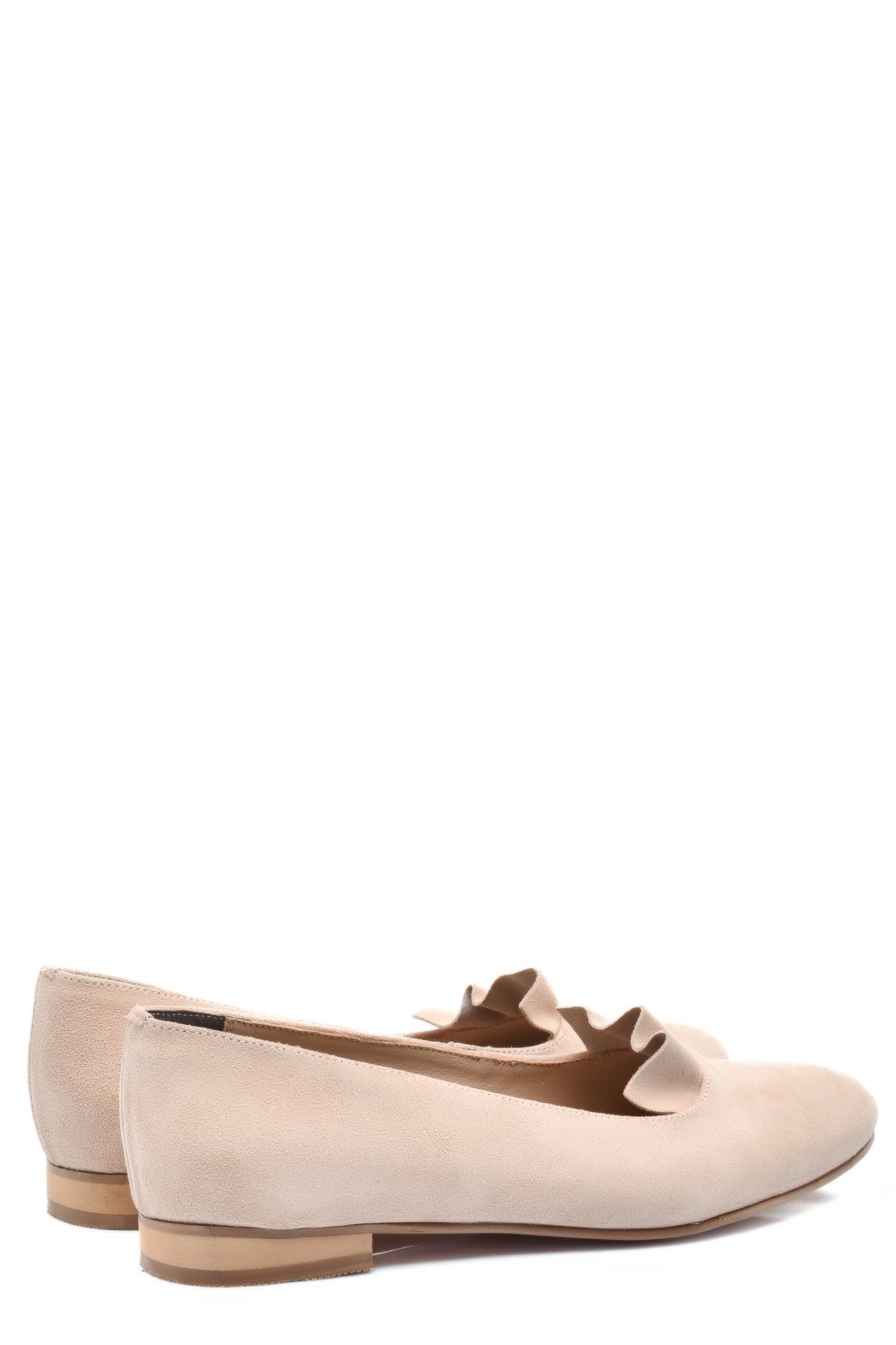 BALERINI BEJ PIELE NATURALA INTOARSA 3S7704