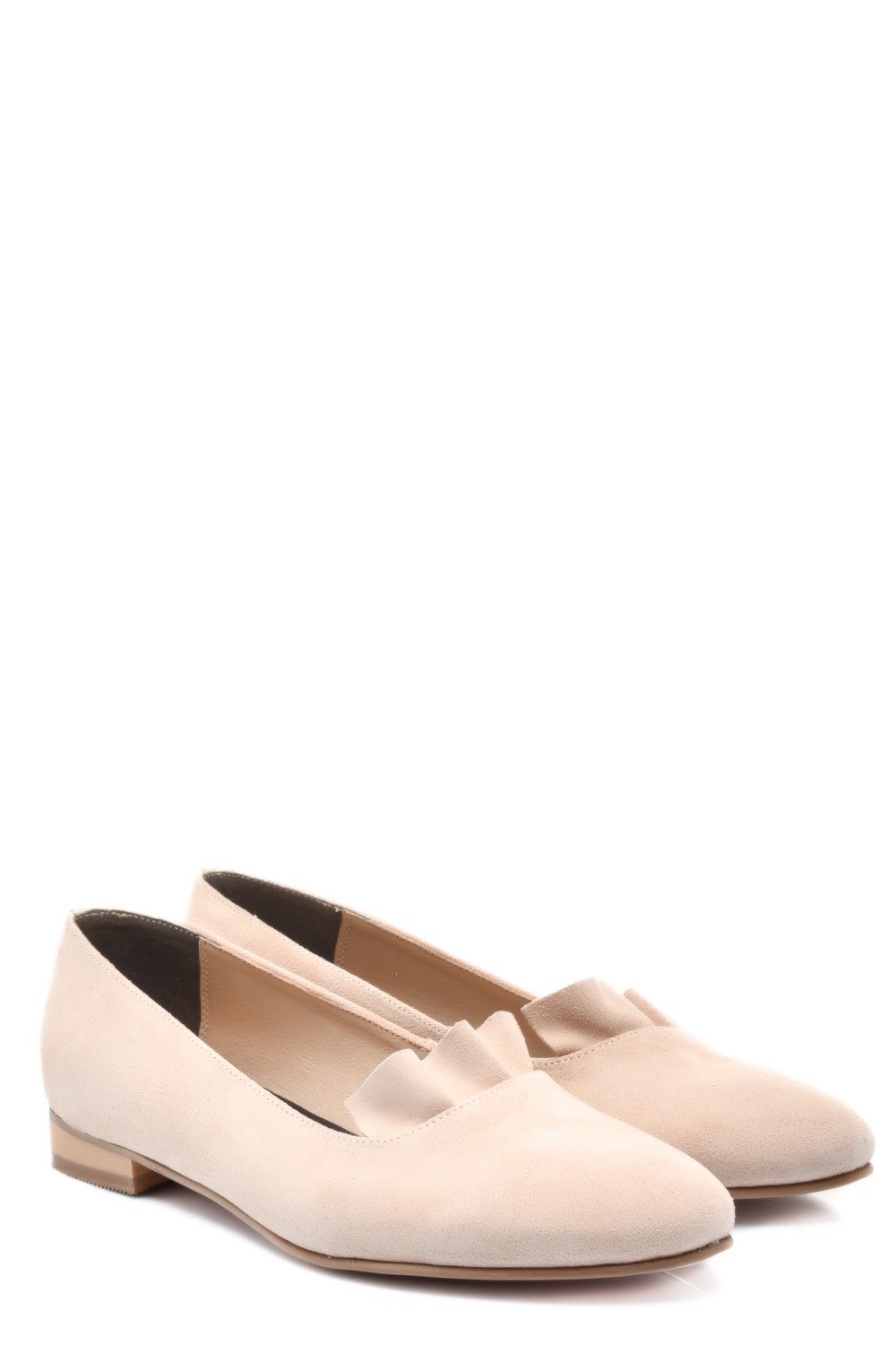 BALERINI BEJ PIELE NATURALA INTOARSA 3S7704