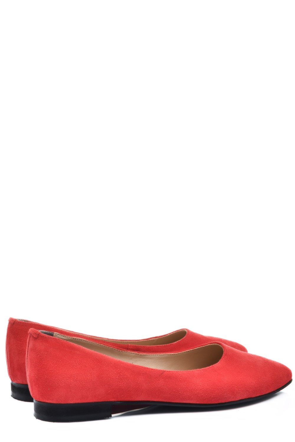 BALERINI ROSII PIELE NATURALA INTOARSA 3S7707