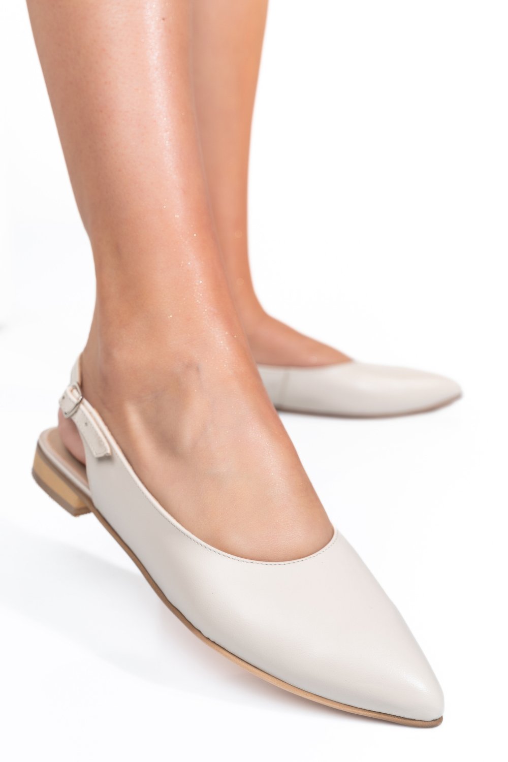 BALERINI BEJ PIELE NATURALA 3S7711