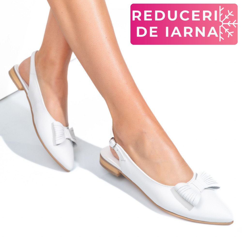 BALERINI ALBI PIELE NATURALA 3S7720