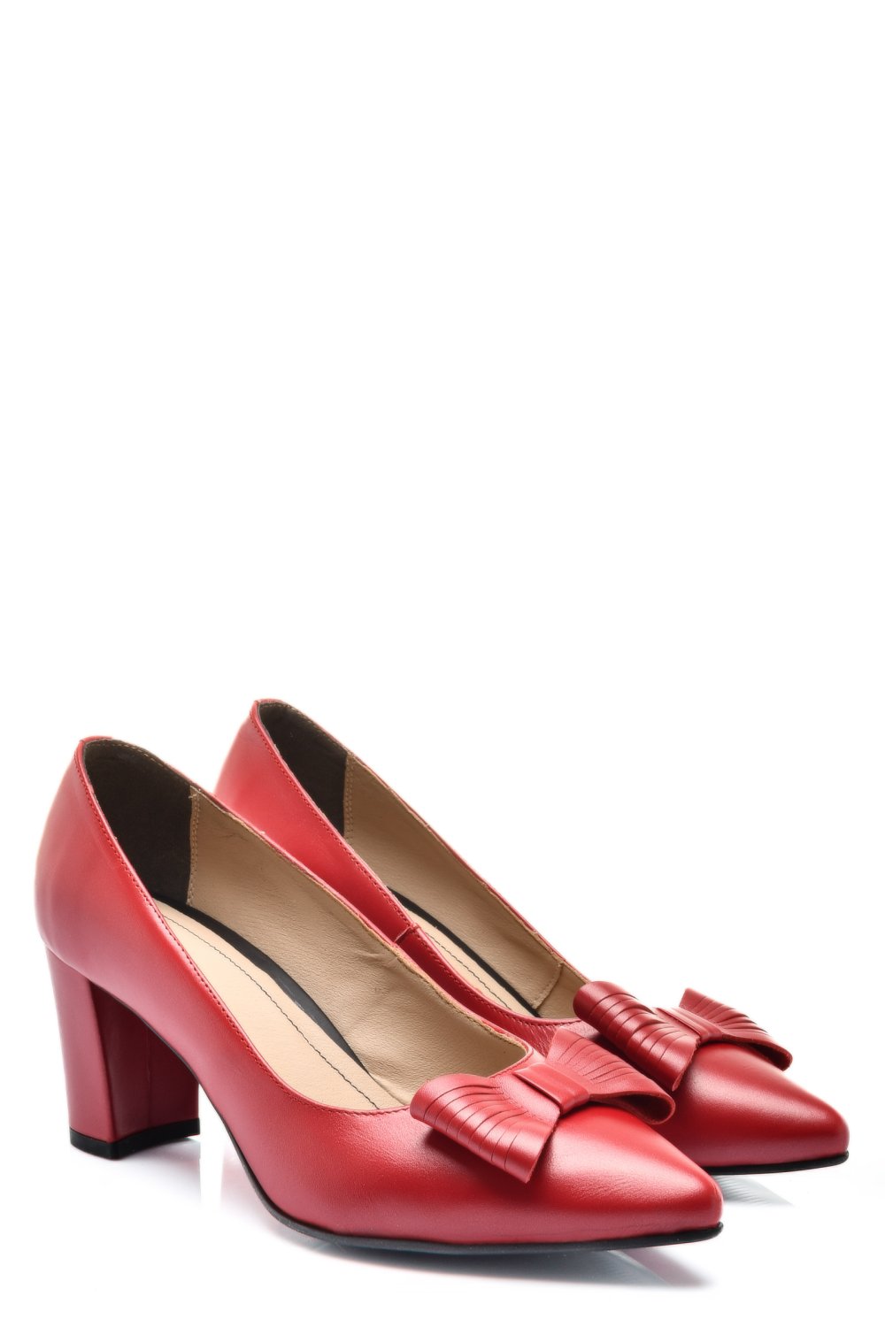 PANTOFI ROSII PIELE NATURALA 1S77706LIB