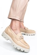 MOCASINI BEJ PIELE NATURALA ES772228188