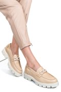 MOCASINI BEJ PIELE NATURALA ES772228188