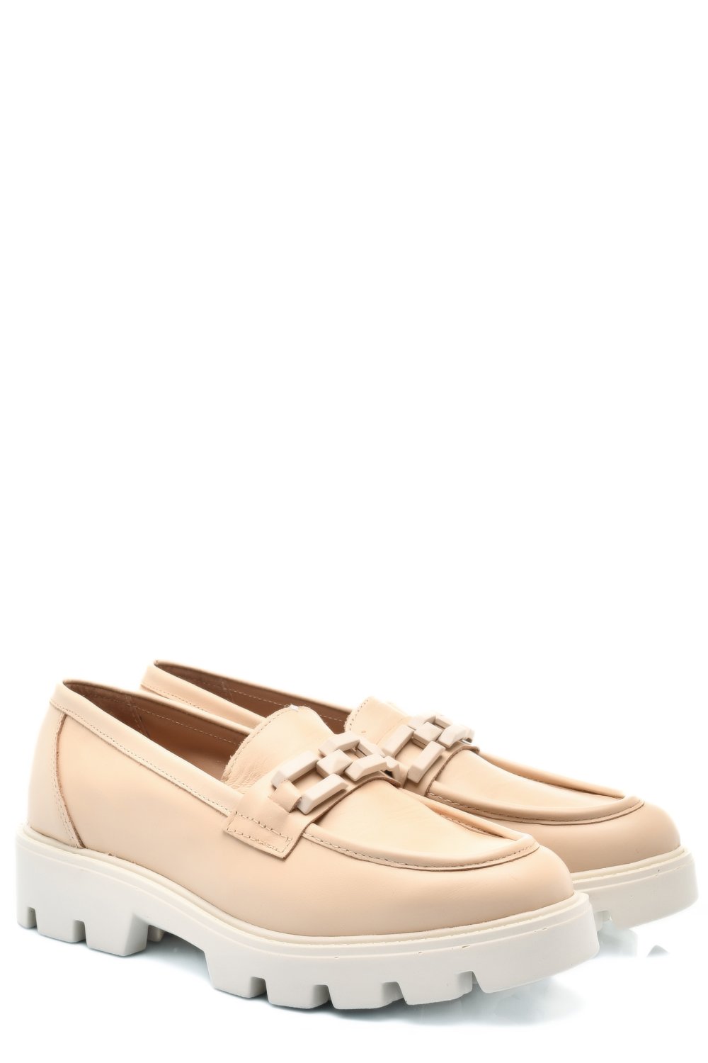 MOCASINI BEJ PIELE NATURALA ES772228188