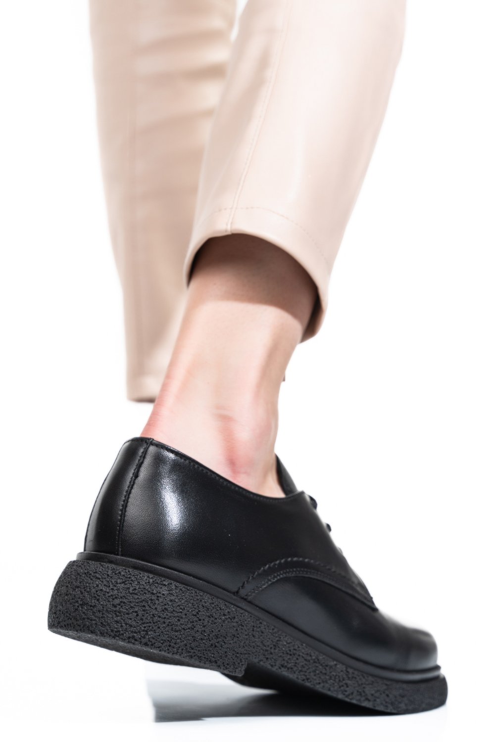 PANTOFI NEGRI PIELE NATURALA 2S7741601NP