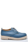PANTOFI ALBASTRI PIELE NATURALA 2S7741603NP