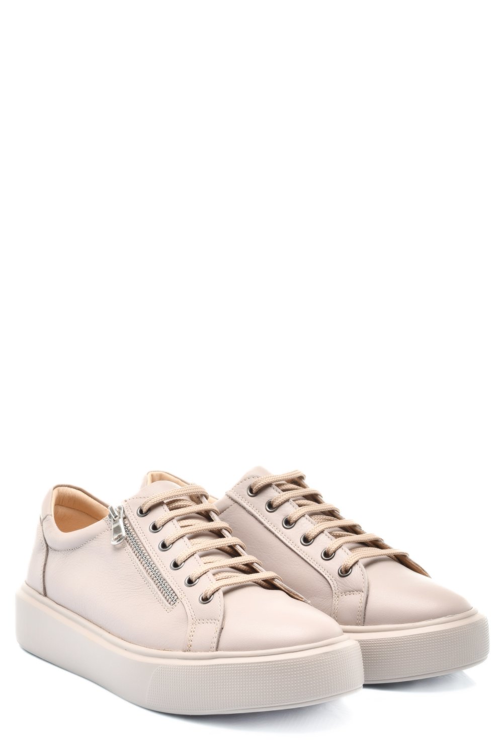 PANTOFI BEJ PIELE NATURALA 2S7741607NP